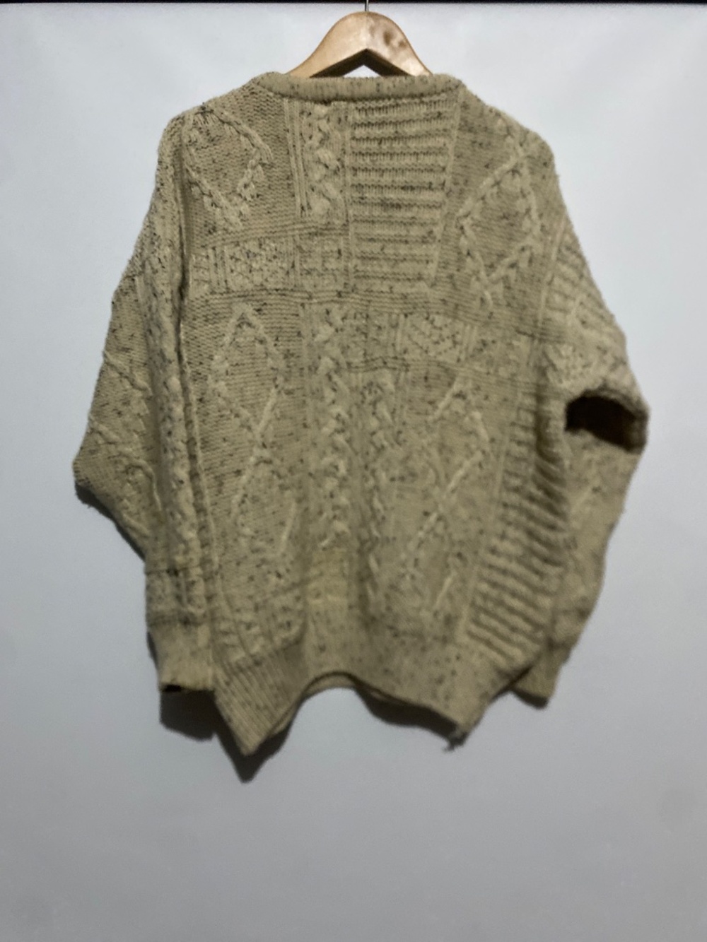 Quill’s Woolen Market L Ireland Wool Hand Crafted Knit Sweater - Picture 3 of 9